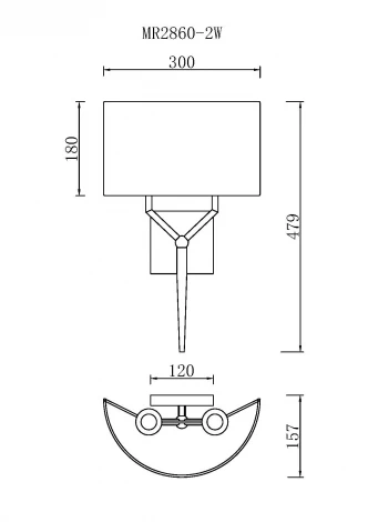 Бра MyFar Тея MR2860-2W