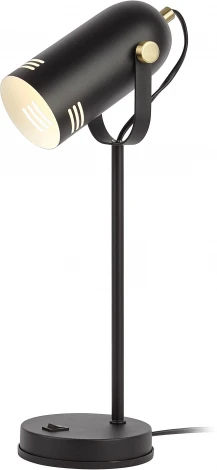 Офисная настольная лампа ЭРА N-117-Е27-40W-BK (220V, выключатель)