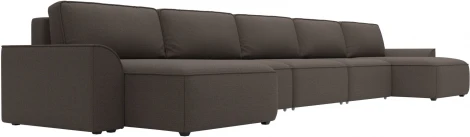 Диван п-образный Лига-048 НПБ МегаЛонг Лига Диванов (Рогожка) арт.128315