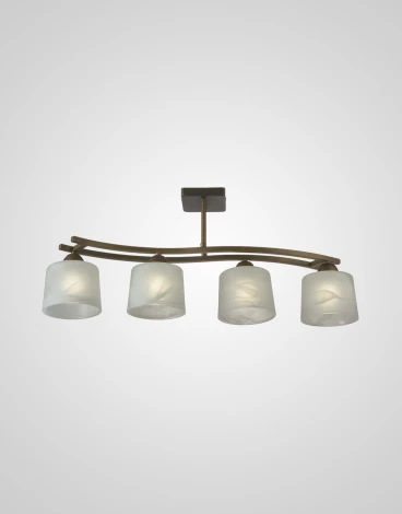 Потолочная люстра на штанге SS5274-4 AB Мелодия Света SS1N 000061925