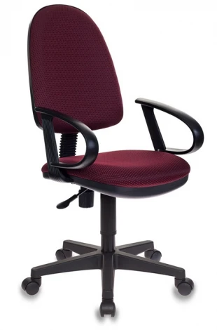 Кресло Бюрократ CH-300 бордовый JP-15-6 крестовина пластик