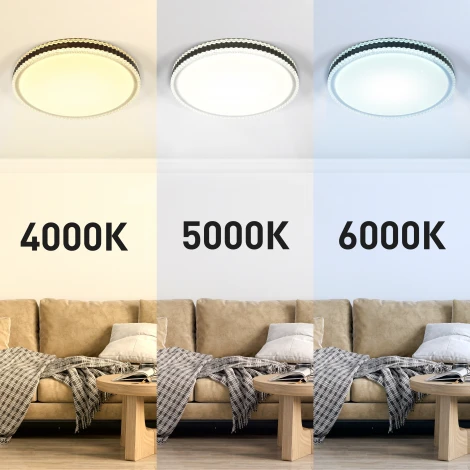 Потолочный светильник круглый светодиодный с пультом регулировкой цветовой температуры и яркости ЭРА SPB-6-70-RC Mirand (220V, круглые, звездное небо)