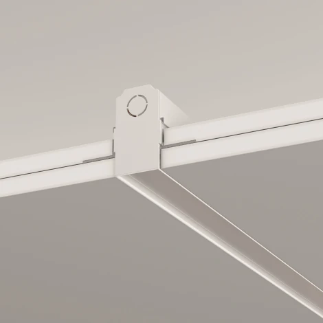 Шинопровод магнитный Maytoni Busbar trunkings Exility TRX034-422.12W 2м встраиваемый под ГКЛ 12,5мм, белый (48V)