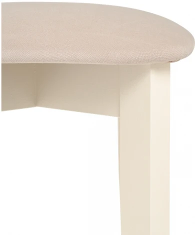 Табурет Woodville Кигон кремовый / сливочный раф 554128