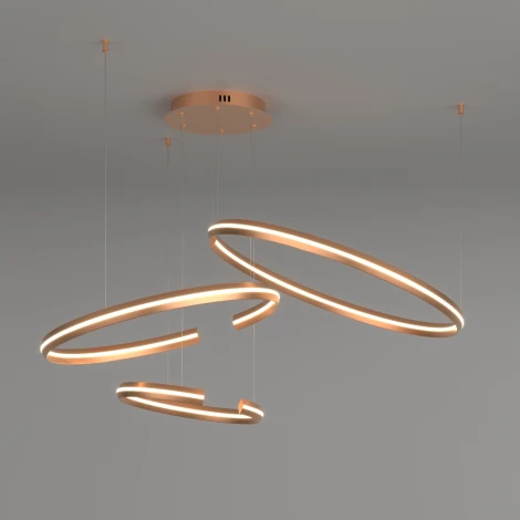 Подвесной светильник Eurosvet Gap 90180/3 (LED, 220V, пульт управления, на тросе, кольцо)