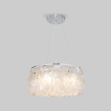 Подвесная люстра с перламутром Eurosvet Sandra 60005/4