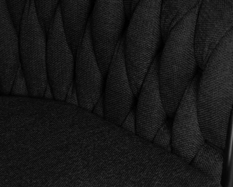 Стул обеденный DOBRIN MATILDA (черная ткань (LAR 275-50)) 9691-LM MATILDA, цвет сиденья черная 275-50), основания черный