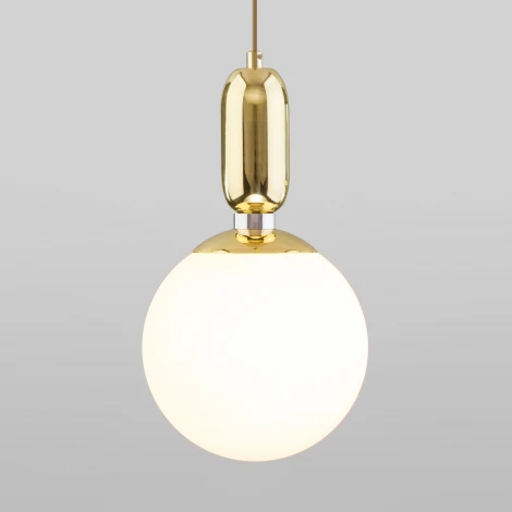 Подвесной светильник Eurosvet Bubble 50197/1 золото (220V, на проводе, шар)