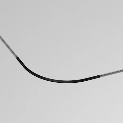 Коннектор радиусный D600 накладной Levity черный Maytoni Accessories for tracks Levity TRA184-R600-11B (24V)