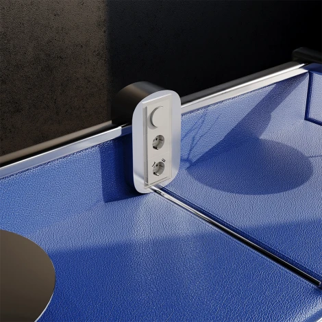 Рамка на 3 поста (кашемир, стекло) Voltum S70 VLS110303