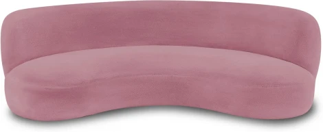 Диван Patti 2400 ОГОГО (арт.853239), (Мех/Розовый)