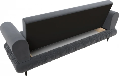 Диван-книжка Лига-045 (Серый/Велюр) Лига Диванов арт.122328