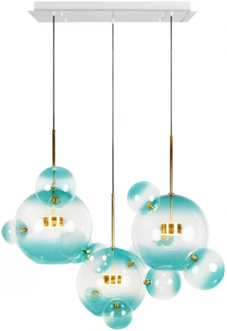 Подвесной светильник Loft It Bolle 2027-S3 Blue (LED, 220V, на проводе, шар, молекулы)