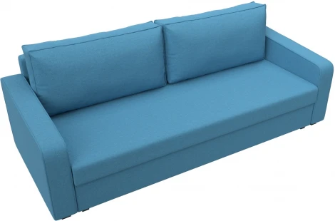 Диван прямой Лига-009 (Голубой/Рогожка) Лига Диванов арт.124625