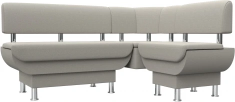 Диван кухонный угловой Альфа правый угол Лига Диванов (Рогожка) арт.123963