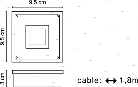 Встраиваемый точечный светильник Globo Einbaustrahler 1208-3