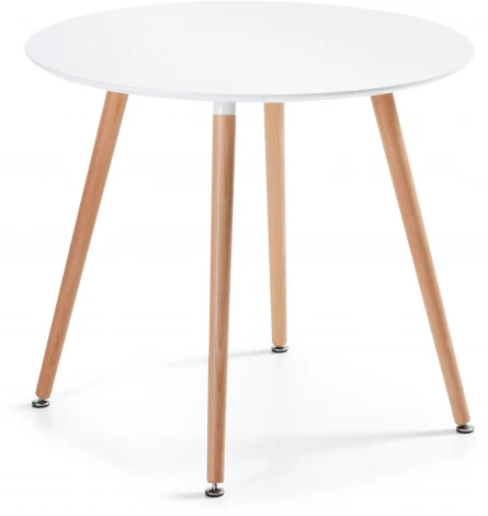 Стол обеденный La Forma (ex Julia Grup) Wad (Белый/ МДФ,Дерево,Бук,Обработанная древесина)