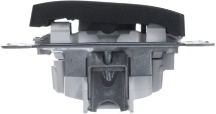 Выключатель встраиваемый двухклавишный с подсветкой (антрацит) Systeme Electric Glossa GSL000753