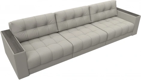 Диван прямой с декором Лига-049 НПБ Лонг Лига Диванов (Рогожка) арт.128416