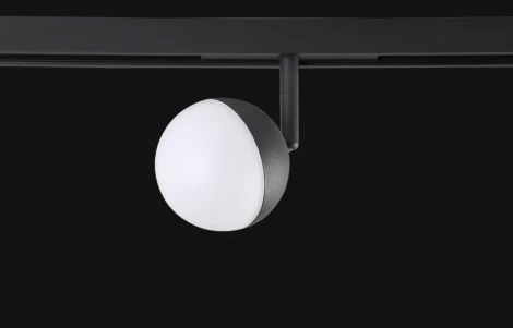 Трековый светильник магнитный Crystal Lux CLT 0.33 007 7W BL 4000K (LED, 48V, шар)