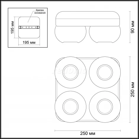 Спот Odeon Light Nerargo 3492/4C