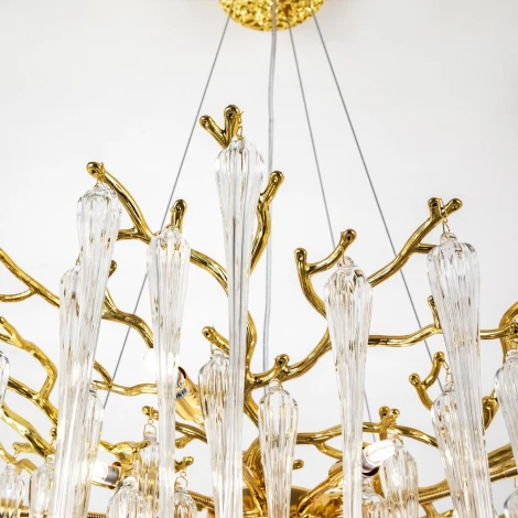 Подвесная люстра хрустальная Modelux MODESTYLE MS.2114.760 GD