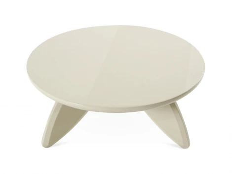 Журнальный столик Lapix round ОГОГО Обстановочка! (МДФ/Бежевый) арт.939726