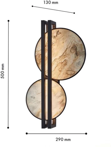 Настенный светильник Favourite Tallar 4593-2W (LED, 220V, круглые)