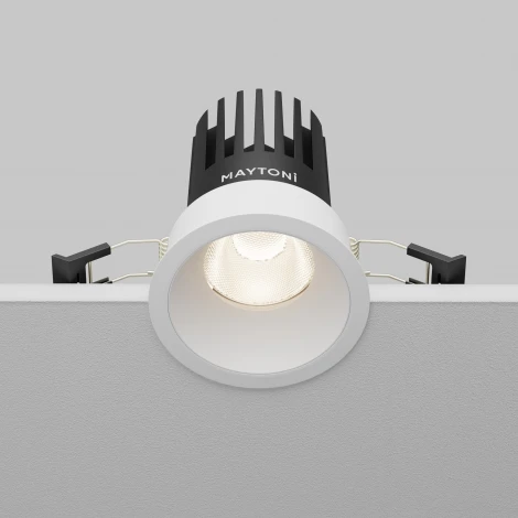 Встраиваемый светильник Maytoni Dip DL117-15W-4K-W (LED, 220V, круглые)