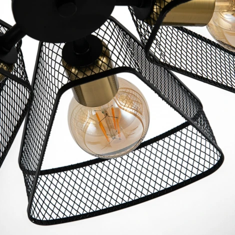 Потолочная люстра на штанге Arte Lamp Maasym A7044PL-6BK (220V, круглые)