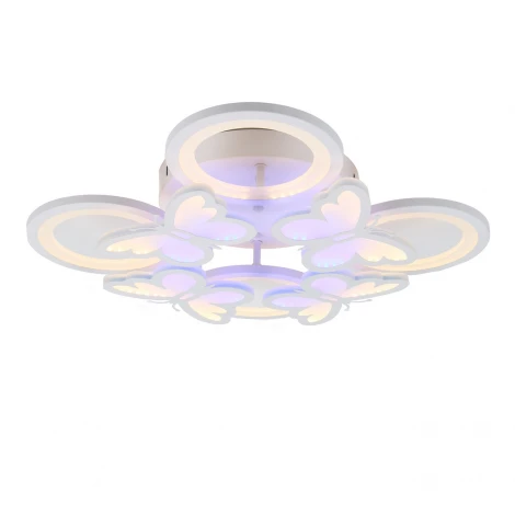 Потолочная люстра светодиодная Escada Butterfly 10272/8LED 117W White