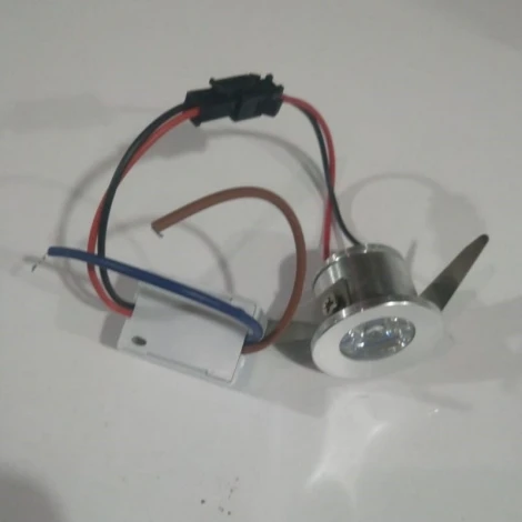 Встраиваемая подсветка ступеней лестницы светодиодная AM Group AM23 AM237 WH 3W (220V, круглые, IP44)