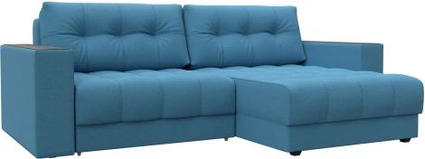 Диван угловой с декором Лига-049 НПБ Лига Диванов (Рогожка) арт.128453