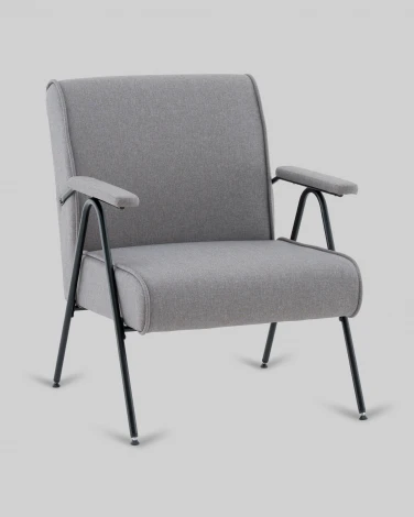 Кресло Эндино рогожка серый Stool Group арт.УТ000041561