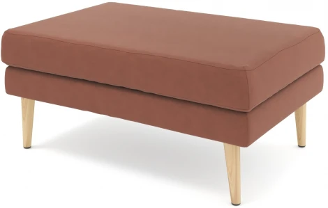 Банкетка Arsko Корс 1 терракотовый велюр