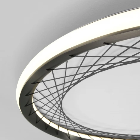 Потолочный светодиодный светильник круглый Eurosvet Parafe 40023/1 LED серый (220V, круглые)