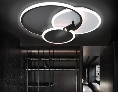 Настенно-потолочный светильник Ambrella COMFORT FL5118 (регулировка яркости, LED, 220V, пульт управления)