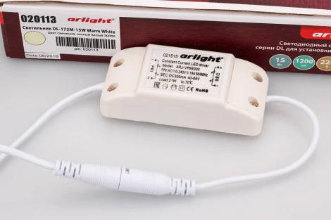 Встраиваемый точечный светильник Arlight DL 020113 (LED, 220V, круглые, IP40)