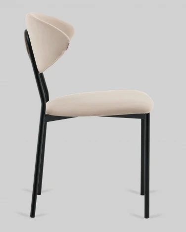 Стул обеденный Квинси велюр кремовый Stool Group арт.УТ000041639