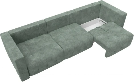 Диван прямой Лига-052 НПБ Лонг Лига Диванов (Велюр) арт.128788