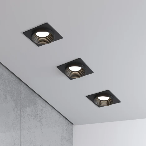 Встраиваемый светильник Elektrostandard Senso 25006/01 GU10 чёрный (220V)