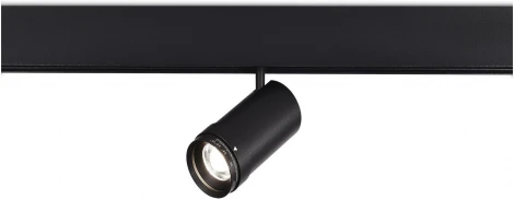 Магнитный трековый светильник ST Luce Skyline 48 ST357.446.12 ZOOM Черный LED 1*12W 48V (круглые)
