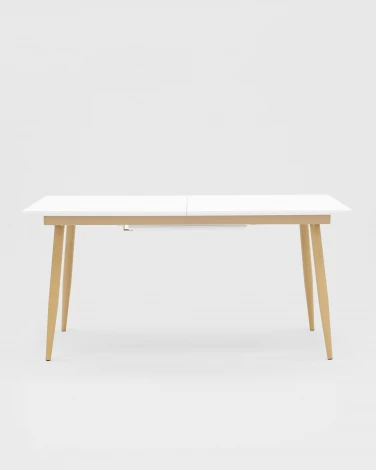 Стол обеденный Stool Group Стокгольм раскладной 160-220*90 белый УТ000003490