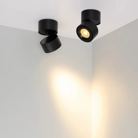 Спот светодиодный SP-POINT-SURFACE-R85-12W Warm3200-MIX (BK, 36 deg, 230V) (Arlight, IP20 Металл) 058606