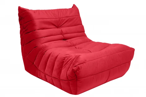 Диван Dreambag Маршмеллоу Красный 1 секция 7313400