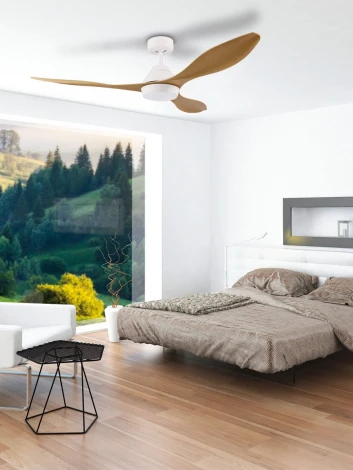 Потолочная люстра светодиодная с вентилятороми и пультом управления Eglo ANTIBES 35071