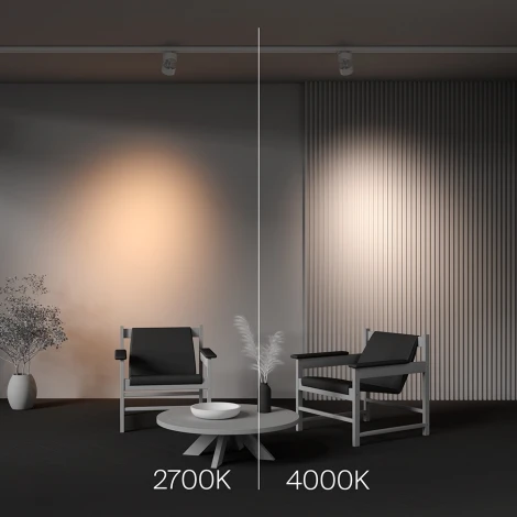 Трековый светильник трехфазный 15W 220V Maytoni Alfa TR199-3-15W2.7K-M-W (LED, круглые)