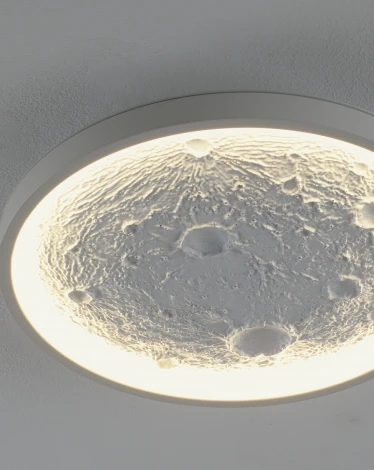 Потолочный светильник круглый светодиодный луна Moderli Spatial V11656-CL (220V, круглые, луна)