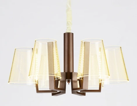 Подвесная люстра Ambrella Acrylica AK4025 (регулировка яркости, LED, 220V, пульт управления, управление смартфоном, умный дом - PC.Lamper, на цепи)