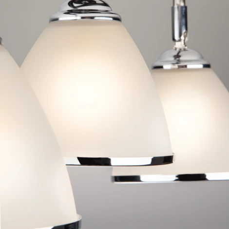 Потолочная люстра Eurosvet 9612 9612/3 хром/венге